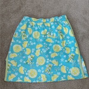 Lilly Pulitzer lemonade lemons skort skirt